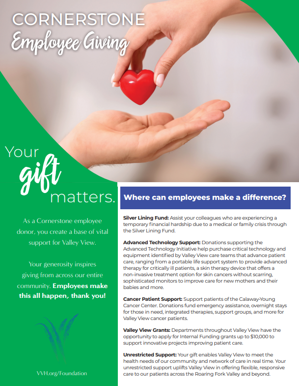 Cornerstone employee giving