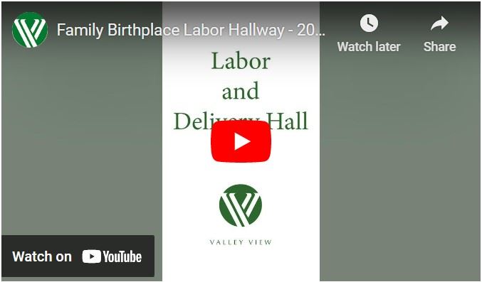 Family Birthplace Labor Hallway