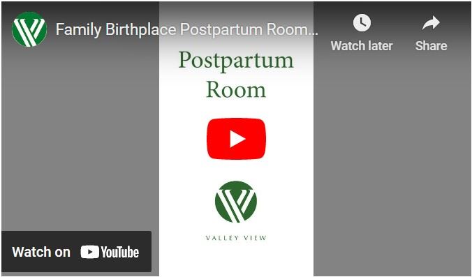 Family Birthplace Postpartum Rooms